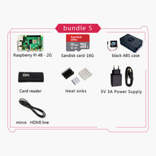 Load image into Gallery viewer, New 2019 Official Original Raspberry Pi 4 Model B Development Board Kit RAM 1G/2G/4G 4 Core CPU 1.5Ghz 3 Speeder Than Pi 3B+