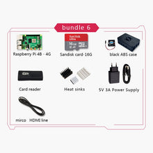 Load image into Gallery viewer, New 2019 Official Original Raspberry Pi 4 Model B Development Board Kit RAM 1G/2G/4G 4 Core CPU 1.5Ghz 3 Speeder Than Pi 3B+